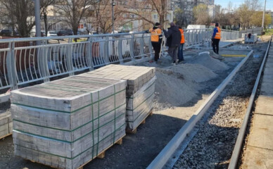 На Оболони во время реконструкции 