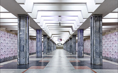 На станції метро 