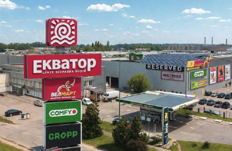 На крыше ТРЦ «Экватор» планируют установить солнечную электростанцию